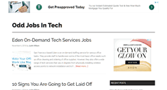 Desktop Screenshot of oddjobsintech.com