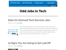 Tablet Screenshot of oddjobsintech.com